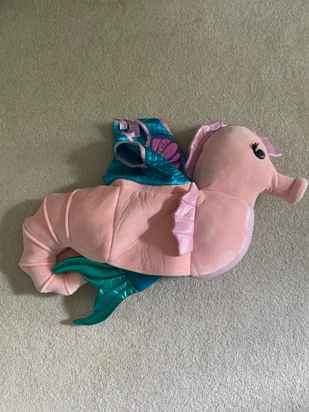 Kids Mermaid Riding Seahorse Costume